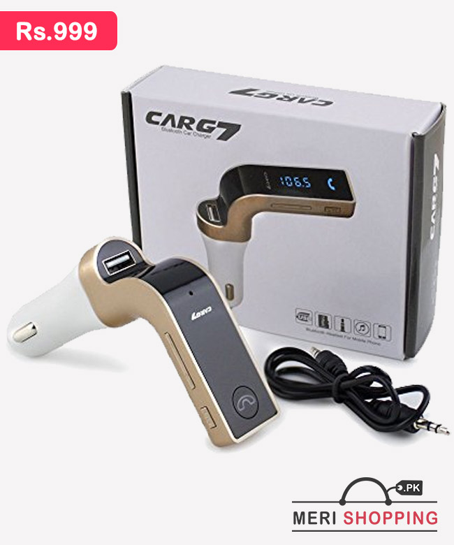 Car G7 Bluetooth, MP3 Player, Hands-free, Car USB Charger and Player
