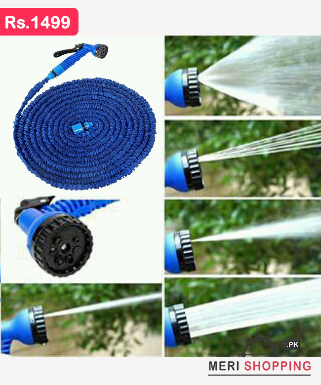 Magic Hose 50ft with 7 Spray Guns for Car Wash & Garden Price Rs.1499