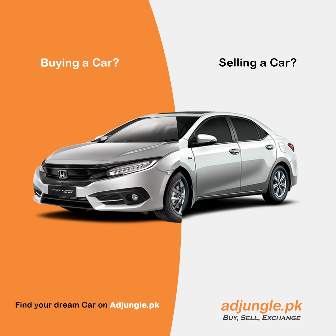 Sell cars on Adjungle.pk in karachi, lahore, islamabad